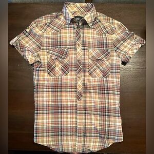 👕 D&G Slim Men’s short sleeve plaid shirt. Circa 2009/2010